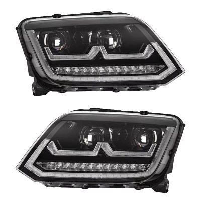 Фары LED DRL для Volkswagen Amarok, модернизированные, 