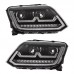 Фары LED DRL для Volkswagen Amarok, модернизированные, 
