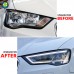 Фары Audi A3 8V 2013-2016, LED, модернизированные, черн