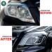 Фары Maybach стиль для Mercedes-Benz GLK-klasse, цветно