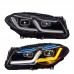 Светодиодные фары BMW 5 серии F10/F18, передние, обновл