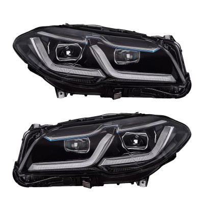 Светодиодные фары BMW 5 серии F10/F18, передние, обновл