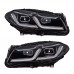Светодиодные фары BMW 5 серии F10/F18, передние, обновл