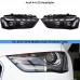 Новые светодиодные фары Audi A4 2013-2016, черного цвет