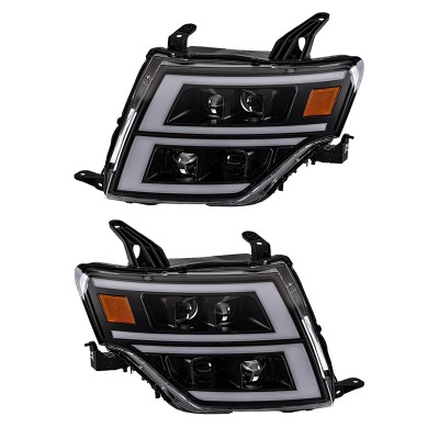 Передние фары Mitsubishi Pajero в стильном дизайне