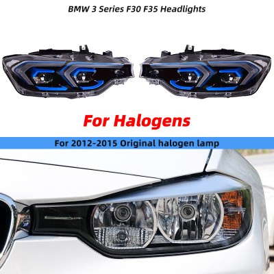 Фары для BMW F30 LCI в лазерном стиле, преобразование ж