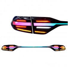 Задние Фары Toyota Corolla с Rgb Drl и Противотуманными Фарами. Ультрамодное Освещение! Цена за:1 комплект