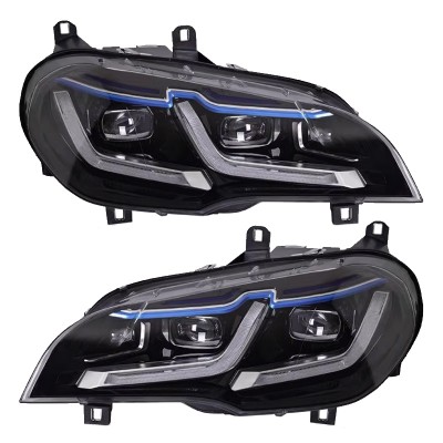 Передние светодиодные фары для BMW X5 E70, 2007-2013, 3