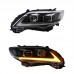 Фары Toyota Corolla 2011-2013 с DRL светодиодами. Яркий
