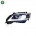 Фары Toyota Corolla 2011-2013 с DRL светодиодами. Яркий