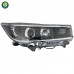 Передние фары Toyota Innova 2016-2024 LED DRL, черные