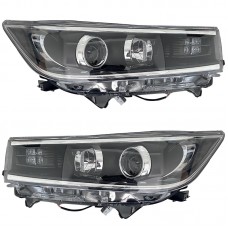 Передние Фары Toyota Innova 2016-2024 Led Drl, Черные Цена за:1 комплект