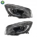 Фары Mercedes Benz CLA W117 светодиодные с DRL, цветной
