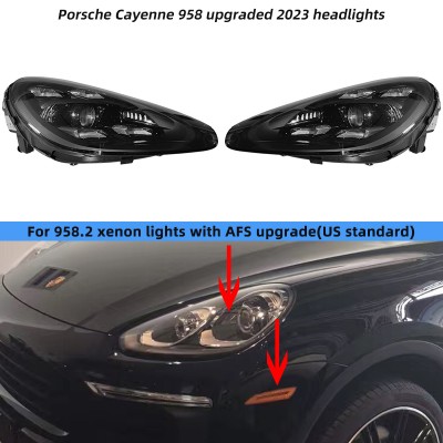 Фонарь Porsche Cayenne налобный LED, 2023 светодиодные 