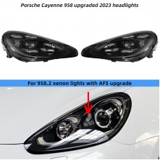 Фары Porsche Cayenne 958,2 Светодиодные Передние Фары, Черного Цвета 