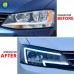 Светодиодные передние фары для Volkswagen Jetta MK6 - с