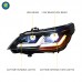 Передние фары BMW E60 5-й серии, светодиодные, в сборе,