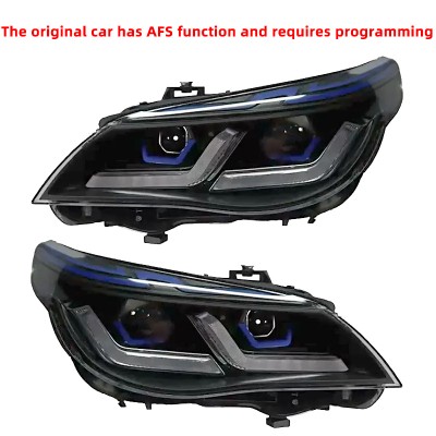 Передние фары BMW E60 5-й серии, светодиодные, в сборе,