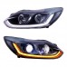 Фары Ford Focus MK3 2012-2014 LED DRL передняя лампа пр
