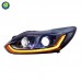 Фары Ford Focus MK3 2012-2014 LED DRL передняя лампа пр
