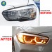 Передние фары BMW F20 118i 2015-2018, стильное освещени