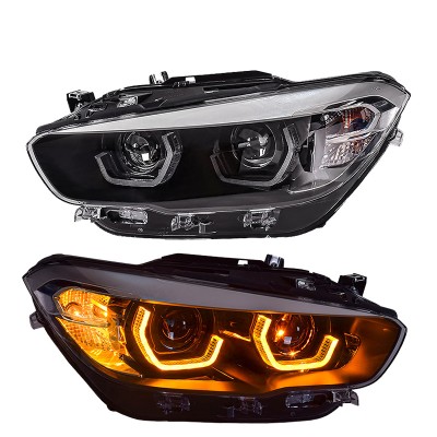 Передние фары BMW F20 118i 2015-2018, стильное освещени