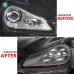Фары LED для Porsche Cayenne 957, матричный стиль, высо
