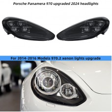 Передняя Фара Porsche Panamera 970 2010-2016 Led 2024 Pdls Матричные Лазерные Светильники, Цветные. (Для панамера 970,2) 