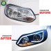 Фары Ford Focus MK3 2012-2014 LED DRL Haed Лампа - стил