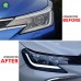 Светодиодные фары для Toyota Reiz Mark X, черного цвета