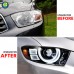 Светодиодная фара Toyota Highlander 2009-2011, обновляе