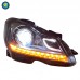 Фары для Mercedes Benz W204 C180 C200 - стильный DRL ак