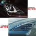 Светодиодные фары Porsche Cayenne, черные, лазерная пер