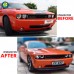 Передние фары Dodge Challenger с LED-указателями.