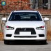 Светодиодные фары Mitsubishi Lancer X черного цвета