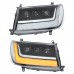 LED передняя фара для Toyota Land Cruiser 100 LC100 - с
