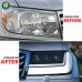 LED передняя фара для Toyota Land Cruiser 100 LC100 - с
