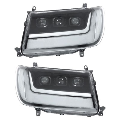 LED передняя фара для Toyota Land Cruiser 100 LC100 - с