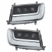 LED передняя фара для Toyota Land Cruiser 100 LC100 - с