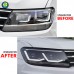 Передние фары Volkswagen Tiguan 2017-2021, стильный чер