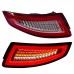 Поршневые задние фары 911 2005-2008 LED прозрачные.