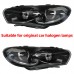 Светодиодные фары Volkswagen Scirocco, черного цвета