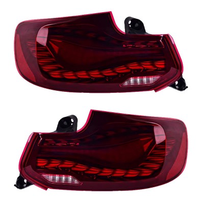 Задний фонарь BMW F22/F23/F87 OLED Dragon Scale - прозр