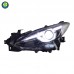 Фары Mazda 3 Axela 2014-2016 LED - новые стили, высокое
