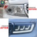 Фара для Toyota Land Cruiser 2007-2015, головка в сборе