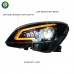 Фары передние LED для Mercedes-Benz C-Class W204, цветн