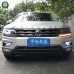 Фара передняя Volkswagen Tiguan L 2017-2021, черный, ор