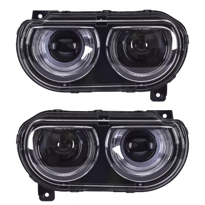 Фары Dodge Challenger 2008-2014 RGB LED - стильный аксе