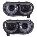 Фары Dodge Challenger 2008-2014 RGB LED - стильный аксе