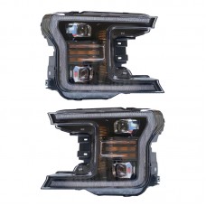 Светодиодные Фары Ford Ranger Raptor F-150, Стандарт Сша, Plug And Play, Модернизированные. Цена за:1 комплект